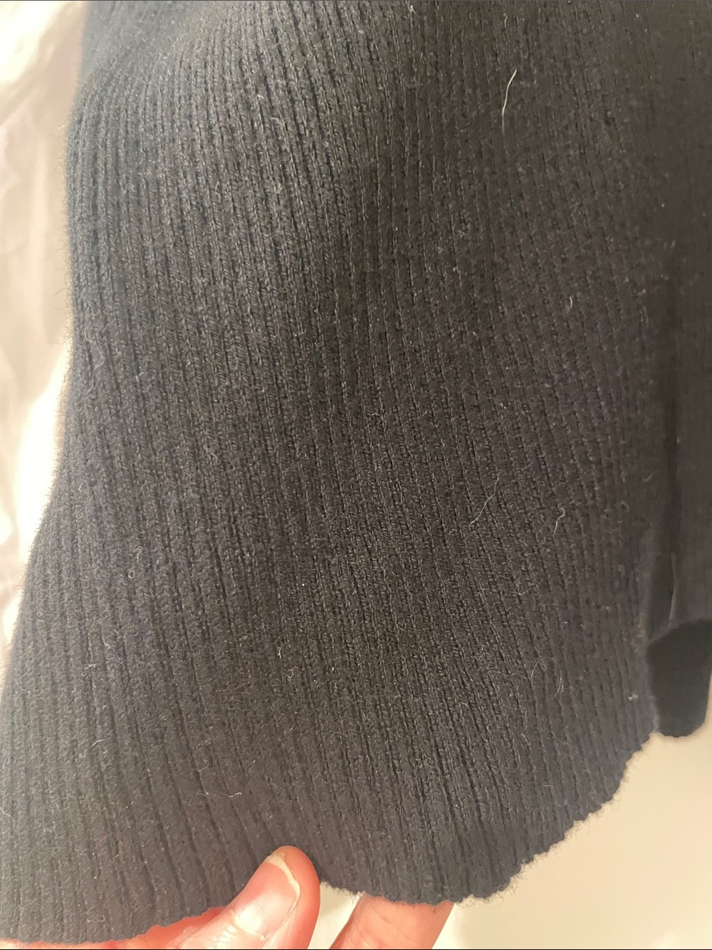 Anthropologie Maeve Long-Sleeve Ruched Tube Twofer top xl - Picture 5 of 8